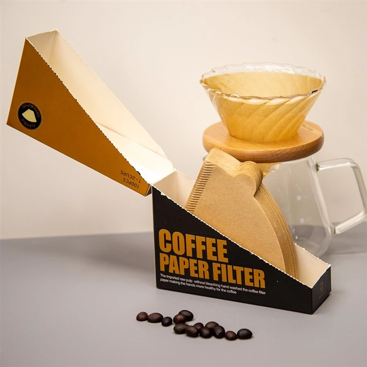 Kertas Filter Kopi Berbentuk U Biodegradable|Filter Kopi Tuang Sekali Pakai
